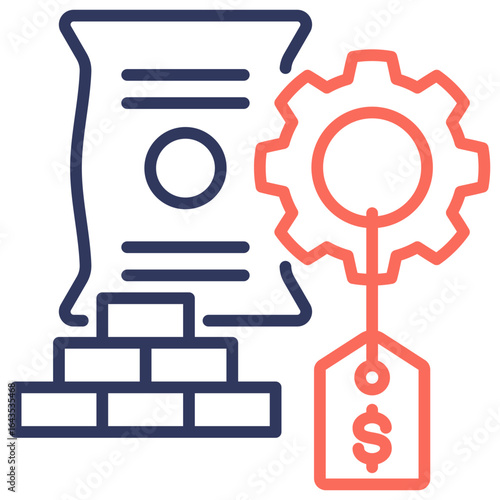 Raw Materials Dual Tone Icon