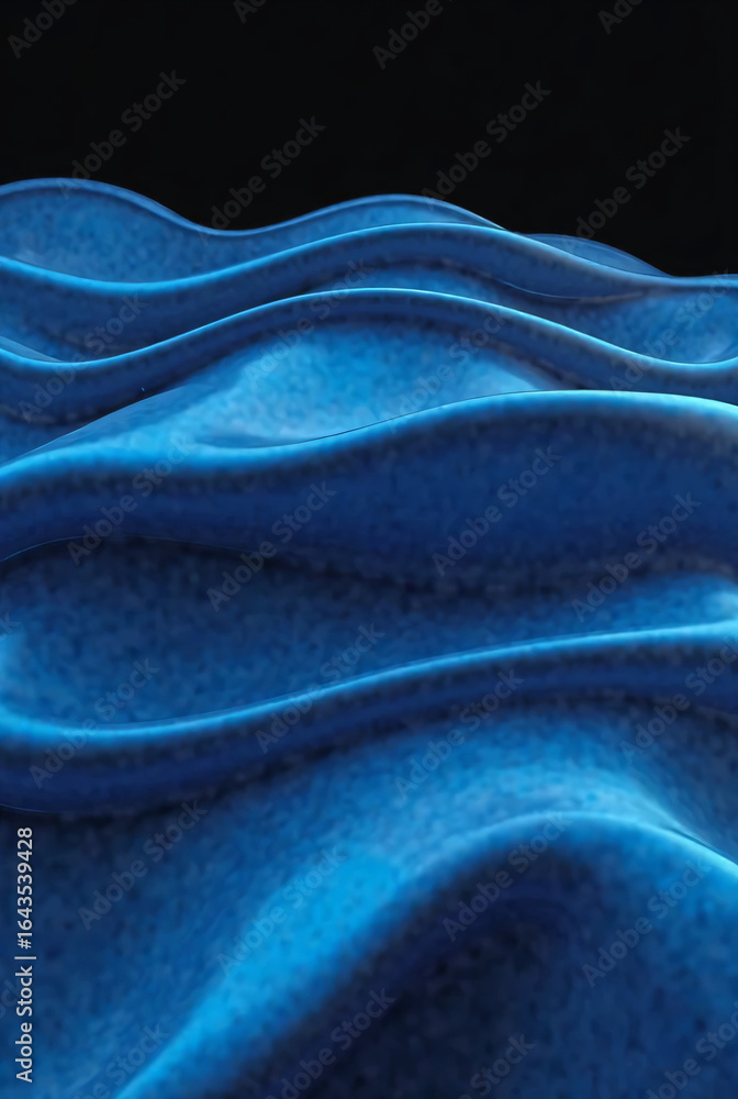 Obraz premium abstract blue wave background