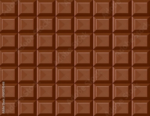 Brown chocolate bar squares