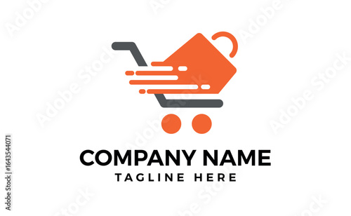 Gradient e-commerce logo collection