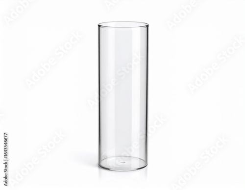 Clear Acrylic Cylinder Vase Elegant and Modern Home Decor