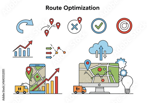 Efficient Route Optimization Logistics, Planning & Delivery Solutions