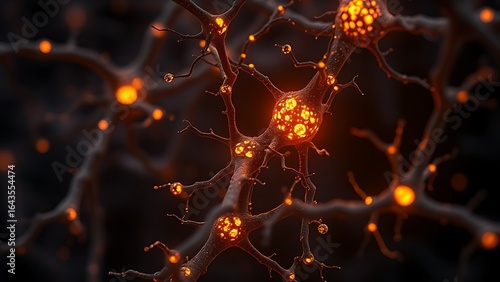 Microscopic glowing neuron receptors shaped like celestial gates clearing amyloid plaques.