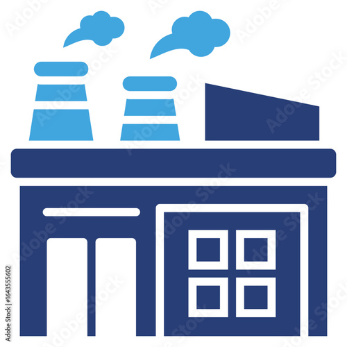 Industry Two Color Icon