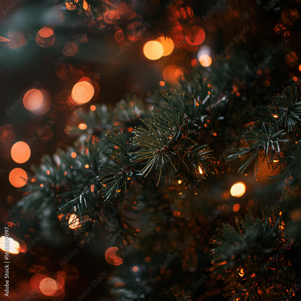 Fototapeta premium christmas tree decoration