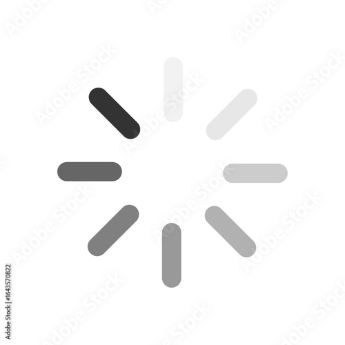 Loader indicator vector spinner symbol template