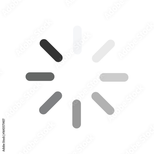Loader indicator vector spinner symbol template