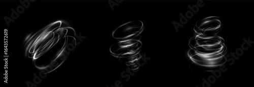 Vortex, spiral, tornado, whirlwind, white swirl PNG design. This PNG Overlay with transparent background shows a smooth conical cyclone, perfect for storm, wind, and fantasy weather effects.