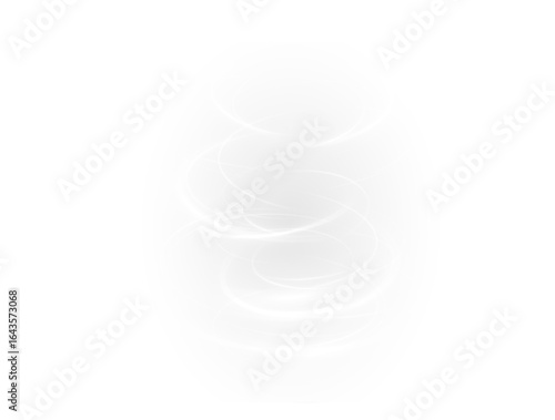 Whirlpool, twirl, wind, motion, light PNG. This PNG Overlay with transparent background shows a winter blizzard swirl, adding frost, snow, and icy sparkle effects to seasonal and fantasy designs.