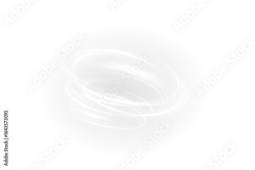 Wind, twirl, light, whirlpool, motion PNG swirl. This PNG Overlay with transparent background gives a frosty magic storm effect, ideal for winter scenes, snow overlays, and icy fantasy designs.