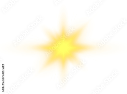 Ray, glow, lens, overlay, light in PNG with golden sunlight effect. This PNG Overlay on transparent background gives a radiant starburst, bright shine, and magical sparkle for nature, summer, and fest