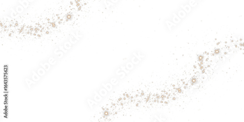 Sparkle, powder, bokeh, glitter, gold dust PNG with festive spray and glam shine. Christmas stardust PNG on transparent background. Overlay for party, luxury card, or celebration explosion effect.