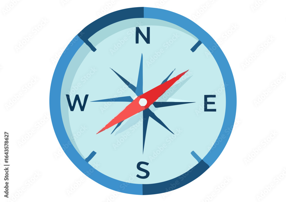 Stylized round clock with hands on a light background, vector illustration Stylized round clock with hands on a light background, vector illustration