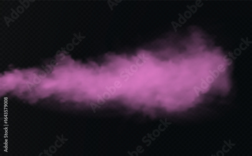 Fog, smoke, dust, mist, pink stream in PNG mystical style. This PNG Overlay with transparent background enhances abstract, dark, or magic visuals, perfect for cinematic, artistic, and atmosphere