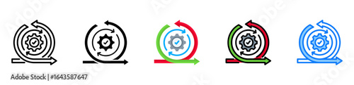 Iteration icon multiple style 