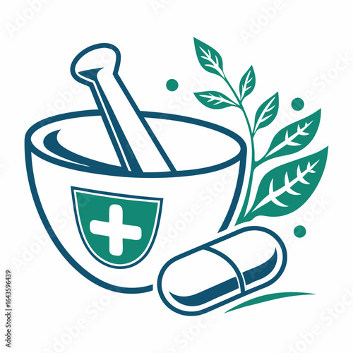 Medical logo homeopathy herbal pharmacy medical treatment medicine clinic vector logo design traditional health medicine logo designs for herbal Ayurveda logo 