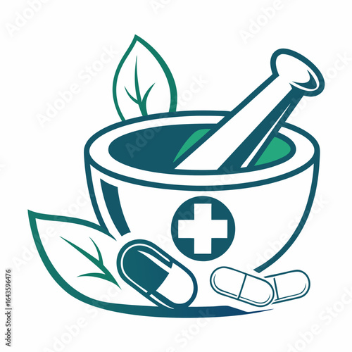 Medical logo homeopathy herbal pharmacy medical treatment medicine clinic vector logo design traditional health medicine logo designs for herbal Ayurveda logo 