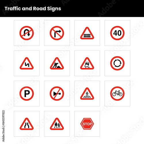Free Download Traffic and Road Signs - GFXLoad