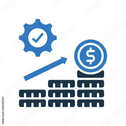 Revenue Optimization mixed color icon
