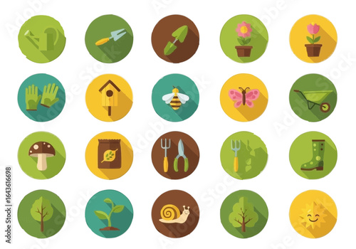 Gardening Icons A Collection of Beautifully Designed Vector Graphics for Your Horticultural Needs