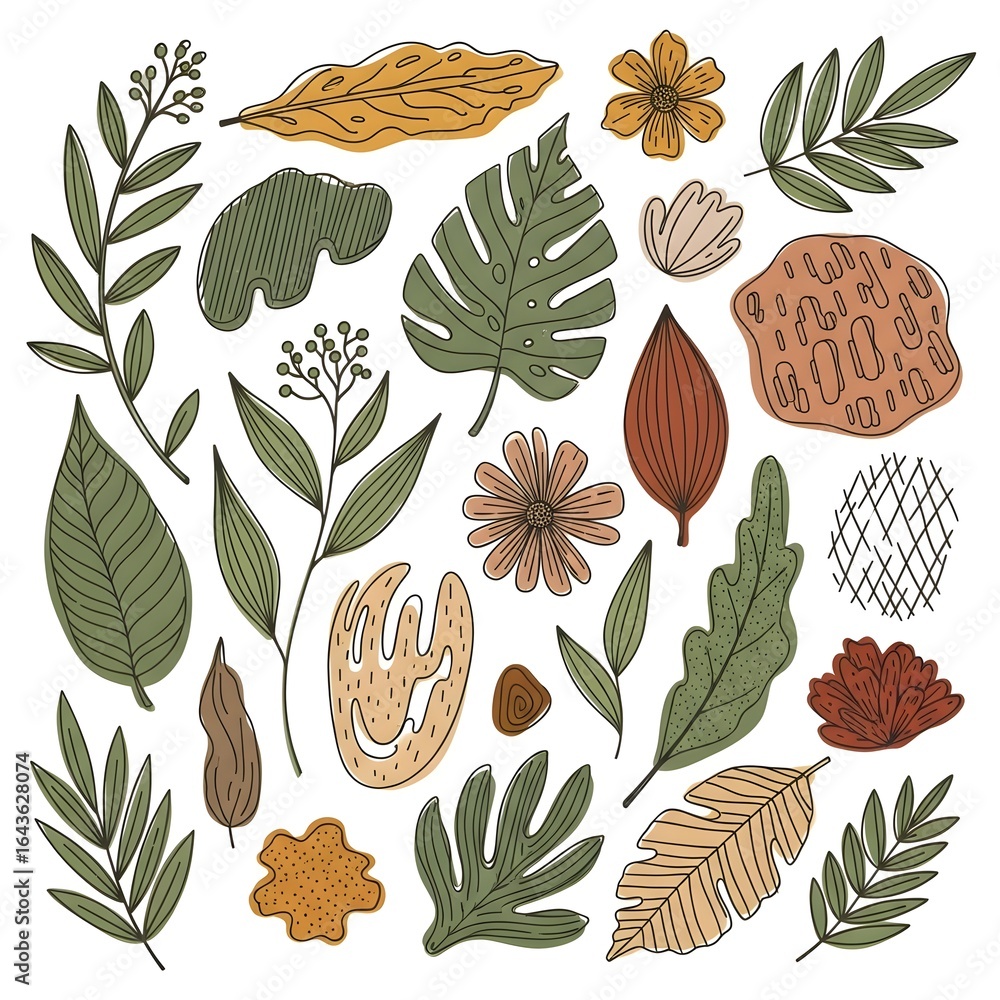 seamless background with leaves seamless background with leaves