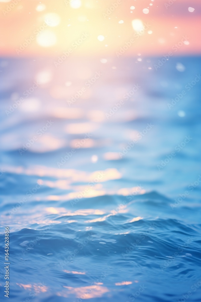 Obraz premium Blue sea background