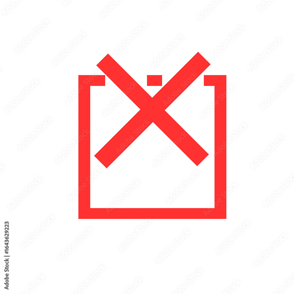 Obraz premium red cross mark, Icon of cross mark, cross mark, cross icons, cross symbol, cross check mark sign,