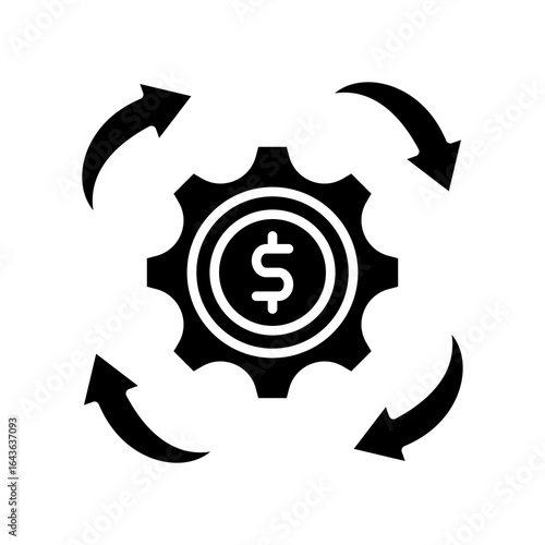 Revenue Model glyph icon