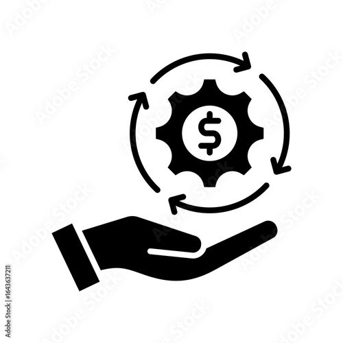 Revenue Generation glyph icon