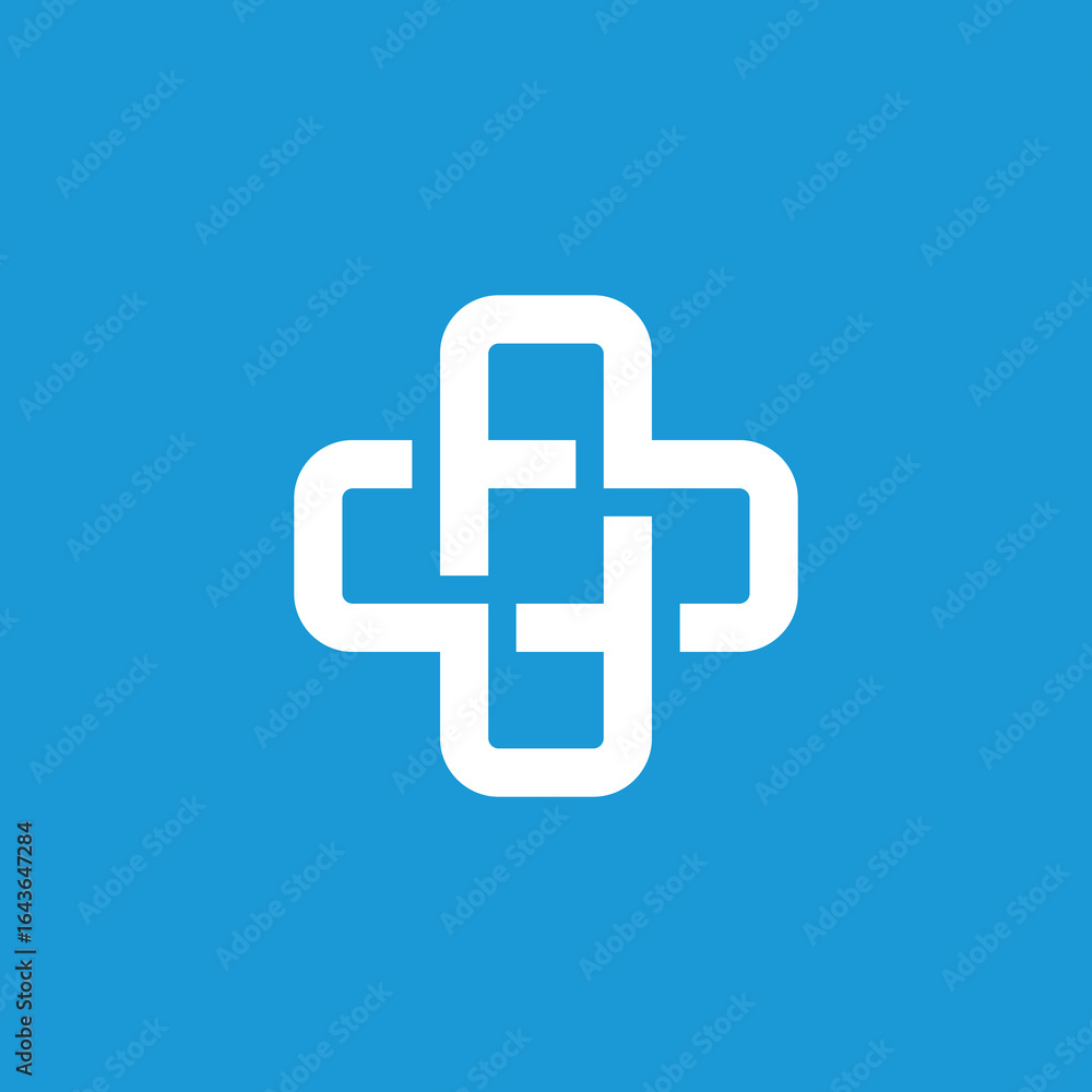 Fototapeta premium Health Cross Symbol Logo Design Vector Template