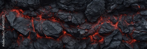 background black hot stones with fire