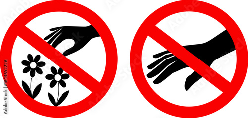  Do Not Pick Flowers Sign