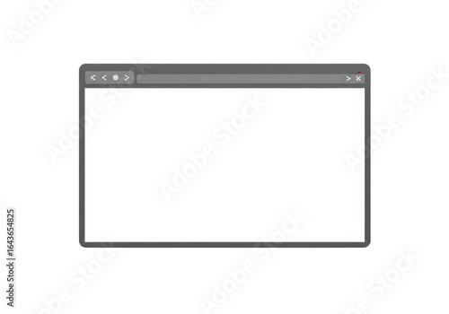 Free Download Blank browser window interface isolated on transparent background - GFXLoad