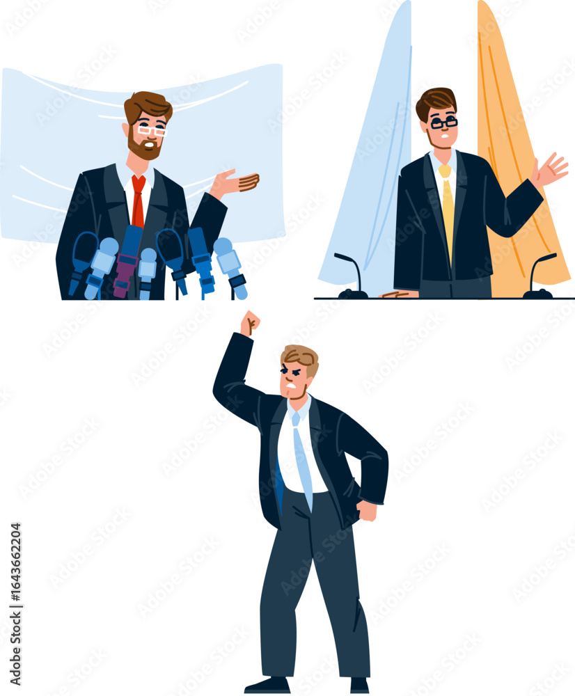 states politician man vector states politician man vector