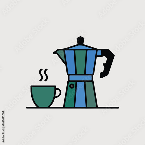 Coffee Maker Vector icon.