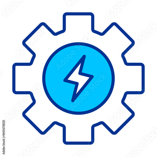 Gear Simple Icon Vector Illustration Concept