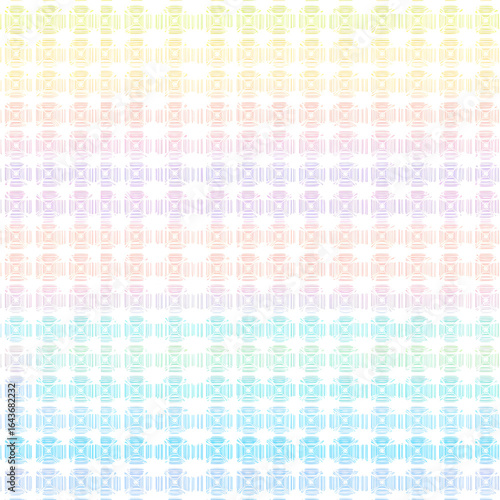 Abstract geometric pattern with soft pastel gradient stripes