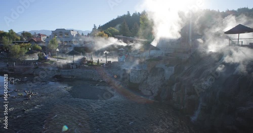 Steaming Hot Springs in Pagosa Springs Colorado