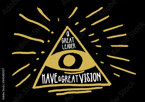 Radiation hazard warning sign vector illustration