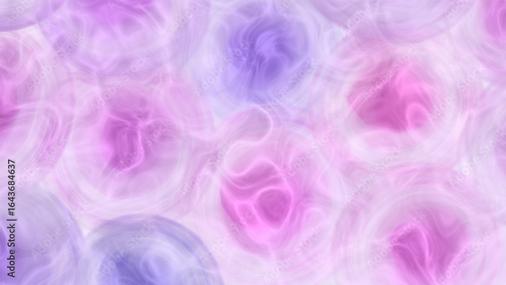 Fototapeta premium Pink Lavender and White Watercolor Circular Artistic Background.