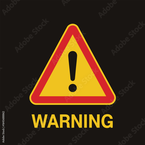 Cautionary Warning Sign Alert and Awareness Symbol
