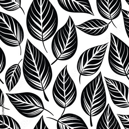 Hand-Drawn Fern Leaf Pattern Brushes for Botanical Illustration.