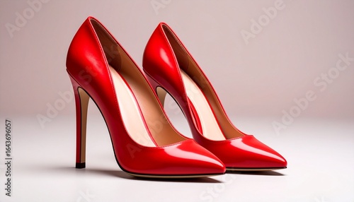 red high heel shoes