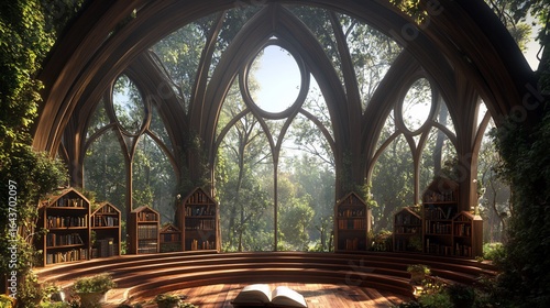 Enchanted forest library
