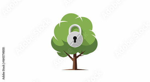 Cartoon illustration of a green leaf with a water droplet, angled view, simple white background, side perspective