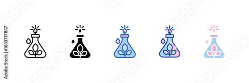 Biofuels Icon Set Multiple Style Collection