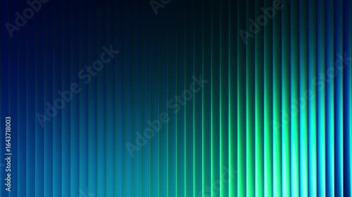 Futuristic neon waves of blue green gradient flow in endless dance of light and motion with fractal glass glowing effect.  Bold dynamic design blending smooth tones and radiant colors. Seamless loop