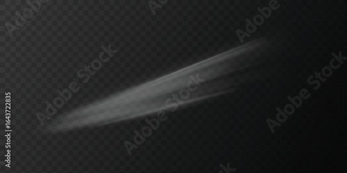 Soft Hazy Glow and Motion Blur on Transparent Grid.