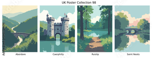 Aberdare, Caerphilly, Ruislip, Saint Neots UK Collection