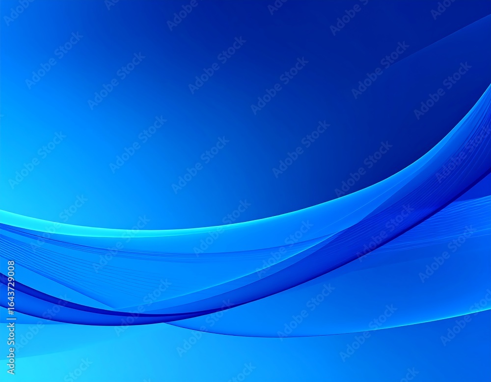 Obraz premium Abstract blue waves background